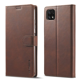 LC.IMEEKE Calf Texture Horizontal Flip Leather Case with Holder & Card Slots & Wallet, For Samsung Galaxy A22 5G