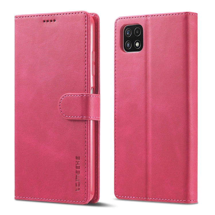 LC.IMEEKE Calf Texture Horizontal Flip Leather Case with Holder & Card Slots & Wallet, For Samsung Galaxy A22 5G
