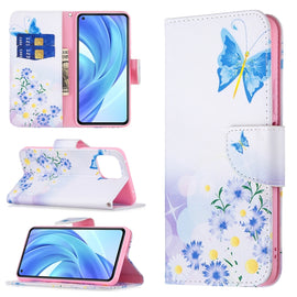 Colored Drawing Pattern Horizontal Flip Leather Case with Holder & Card Slots & Wallet, For Xiaomi Mi 11 Lite, For Xiaomi Poco M3 Pro / Redmi Note 10 5G, For Samsung Galaxy A03s 164mm, For Nokia X10 / X20