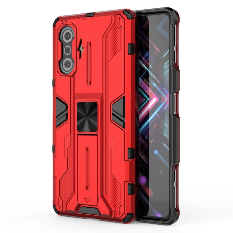 Supersonic PC + TPU Shock-proof Protective Case with Holder, For Xiaomi Redmi K40 Gaming