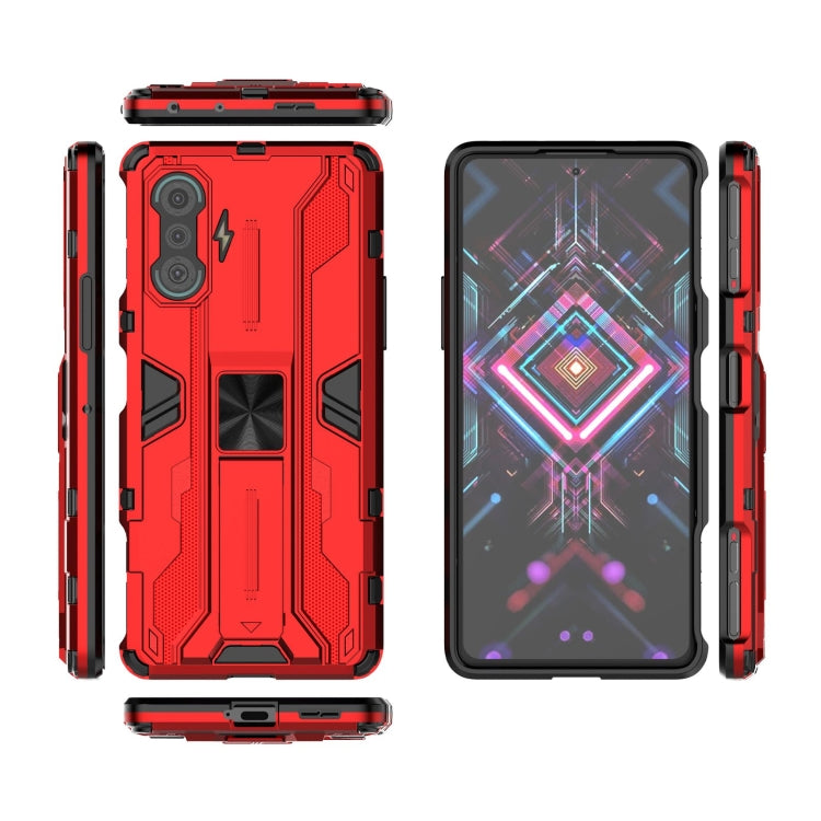 Supersonic PC + TPU Shock-proof Protective Case with Holder, For Xiaomi Redmi K40 Gaming