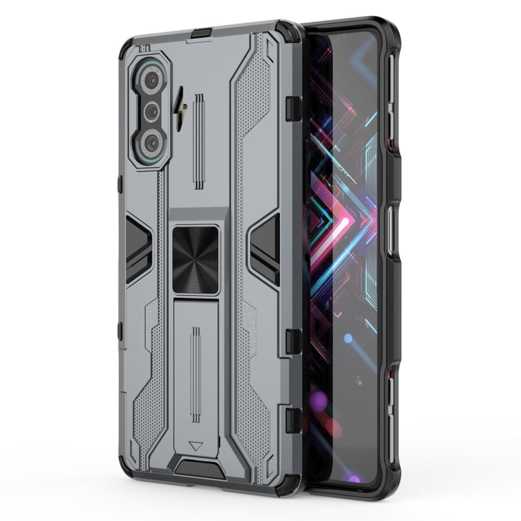 Supersonic PC + TPU Shock-proof Protective Case with Holder, For Xiaomi Redmi K40 Gaming