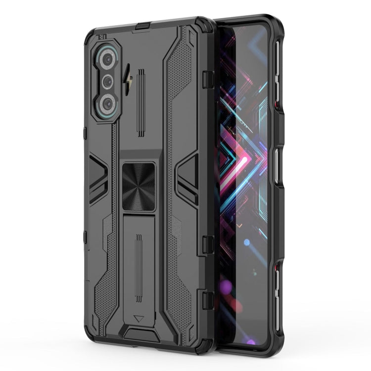 Supersonic PC + TPU Shock-proof Protective Case with Holder, For Xiaomi Redmi K40 Gaming