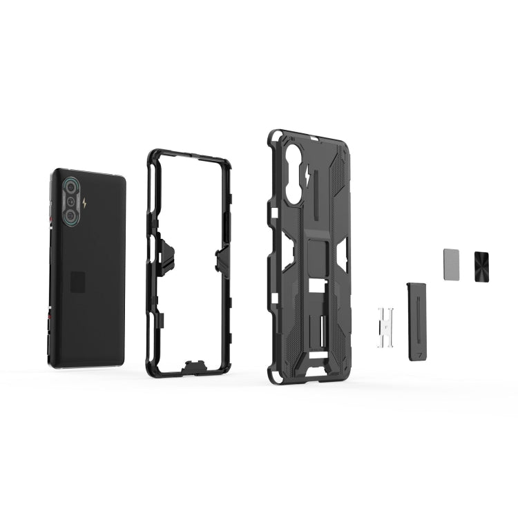 Supersonic PC + TPU Shock-proof Protective Case with Holder, For Xiaomi Redmi K40 Gaming