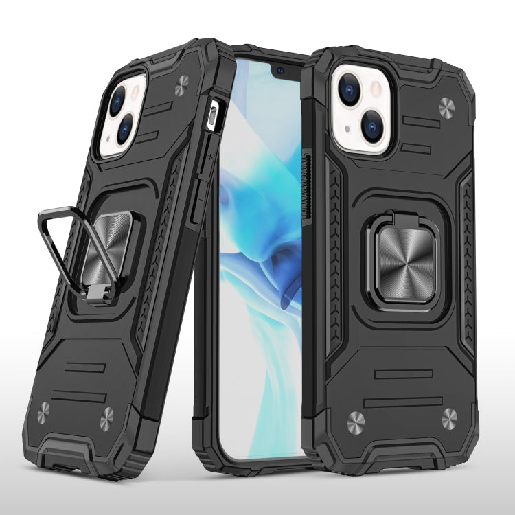 Magnetic Armor Shockproof TPU + PC Case with Metal Ring Holder, For iPhone 13 mini, For iPhone 13, For iPhone 13 Pro, For iPhone 13 Pro Max