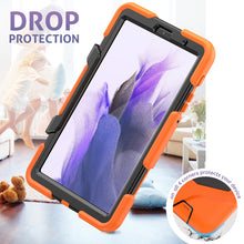 Load image into Gallery viewer, Shockproof Colorful Silicon + PC Protective Case with Holder &amp; Pen Slot, For Samsung Galaxy A7 Lite 8.7 2021 T220 / T225