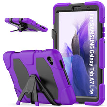 Load image into Gallery viewer, Shockproof Colorful Silicon + PC Protective Case with Holder &amp; Pen Slot, For Samsung Galaxy A7 Lite 8.7 2021 T220 / T225