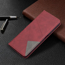 Load image into Gallery viewer, Rhombus Texture Horizontal Flip Magnetic Leather Case with Holder &amp; Card Slots, For Samsung Galaxy A03s, For Xiaomi Mi 11 Lite, For Xiaomi Poco M3 Pro / Redmi Note 10 5G, For Samsung Galaxy A03s 164mm