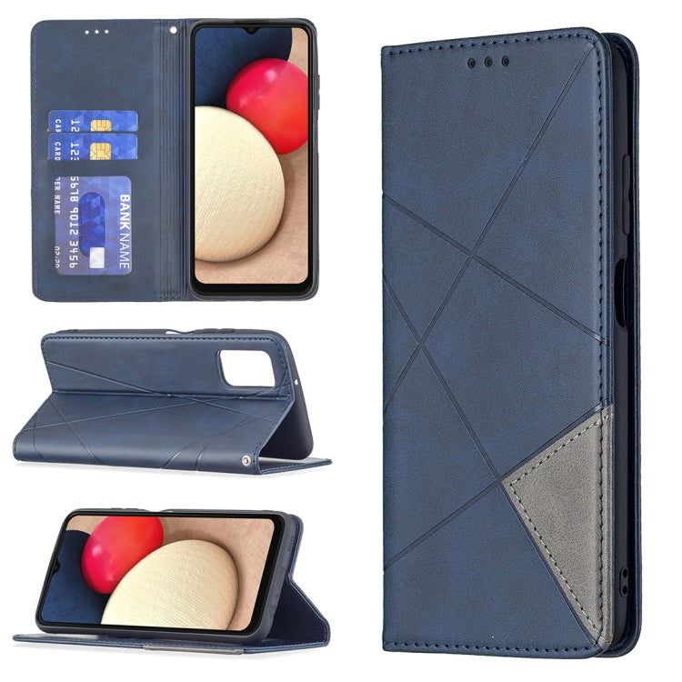 Rhombus Texture Horizontal Flip Magnetic Leather Case with Holder & Card Slots, For Samsung Galaxy A03s, For Xiaomi Mi 11 Lite, For Xiaomi Poco M3 Pro / Redmi Note 10 5G, For Samsung Galaxy A03s 164mm