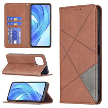 Load image into Gallery viewer, Rhombus Texture Horizontal Flip Magnetic Leather Case with Holder &amp; Card Slots, For Samsung Galaxy A03s, For Xiaomi Mi 11 Lite, For Xiaomi Poco M3 Pro / Redmi Note 10 5G, For Samsung Galaxy A03s 164mm