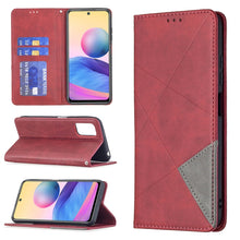 Load image into Gallery viewer, Rhombus Texture Horizontal Flip Magnetic Leather Case with Holder &amp; Card Slots, For Samsung Galaxy A03s, For Xiaomi Mi 11 Lite, For Xiaomi Poco M3 Pro / Redmi Note 10 5G, For Samsung Galaxy A03s 164mm