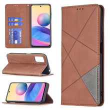 Load image into Gallery viewer, Rhombus Texture Horizontal Flip Magnetic Leather Case with Holder &amp; Card Slots, For Samsung Galaxy A03s, For Xiaomi Mi 11 Lite, For Xiaomi Poco M3 Pro / Redmi Note 10 5G, For Samsung Galaxy A03s 164mm