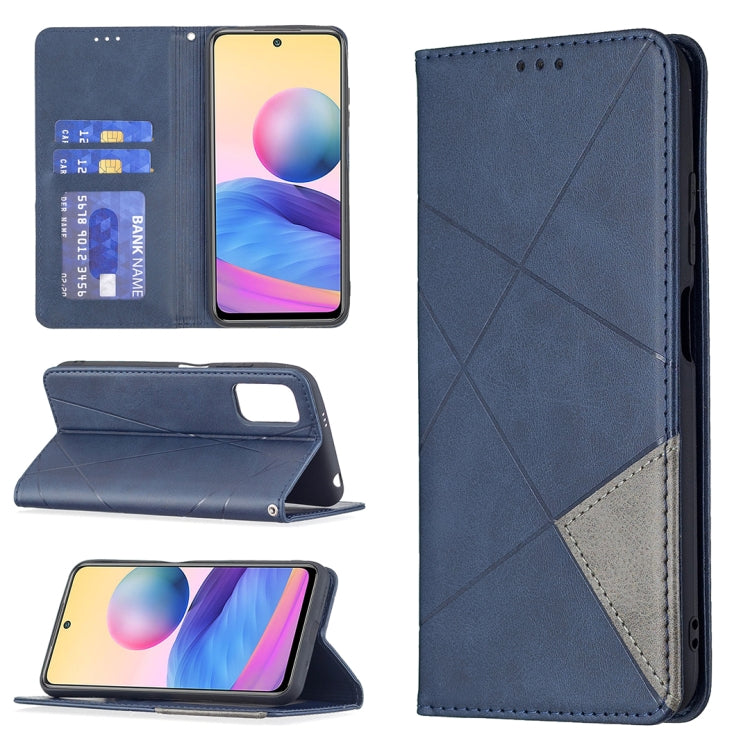 Rhombus Texture Horizontal Flip Magnetic Leather Case with Holder & Card Slots, For Samsung Galaxy A03s, For Xiaomi Mi 11 Lite, For Xiaomi Poco M3 Pro / Redmi Note 10 5G, For Samsung Galaxy A03s 164mm