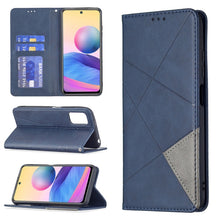 Load image into Gallery viewer, Rhombus Texture Horizontal Flip Magnetic Leather Case with Holder &amp; Card Slots, For Samsung Galaxy A03s, For Xiaomi Mi 11 Lite, For Xiaomi Poco M3 Pro / Redmi Note 10 5G, For Samsung Galaxy A03s 164mm