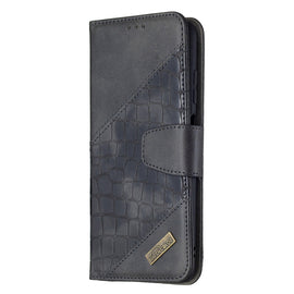 Matching Color Crocodile Texture Horizontal Flip PU Leather Case with Wallet & Holder & Card Slots, For Samsung Galaxy A03s 164mm, For Xiaomi Mi 11 Lite, For Xiaomi Poco M3 Pro / Redmi Note 10 5G