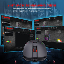 Load image into Gallery viewer, HXSJ T100 10000 DPI RGB Macro Definition Wired Wireless Dual-mode Mouse