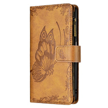 Load image into Gallery viewer, Flying Butterfly Embossing Pattern Zipper Horizontal Flip Leather Case with Holder &amp; Card Slots &amp; Wallet, For Samsung Galaxy A03s 164mm, For Xiaomi Mi 11 Lite, For Xiaomi Poco M3 Pro / Redmi Note 10 5G