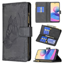 Load image into Gallery viewer, Flying Butterfly Embossing Pattern Zipper Horizontal Flip Leather Case with Holder &amp; Card Slots &amp; Wallet, For Samsung Galaxy A03s 164mm, For Xiaomi Mi 11 Lite, For Xiaomi Poco M3 Pro / Redmi Note 10 5G