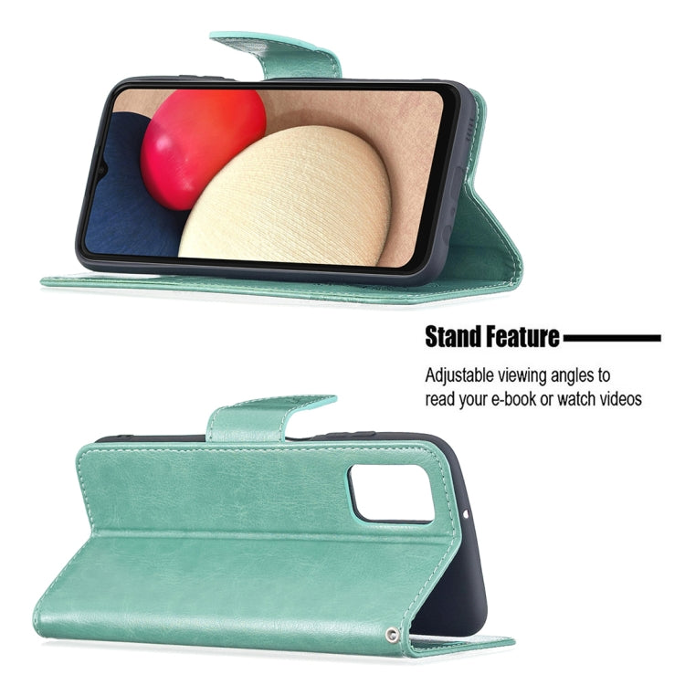 Embossing Two Butterflies Pattern Horizontal Flip PU Leather Case with Holder & Card Slot & Wallet & Lanyard, For Samsung Galaxy A03s 164mm, For Xiaomi Mi 11 Lite, For Xiaomi Poco M3 Pro / Redmi Note 10 5G