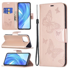 Load image into Gallery viewer, Embossing Two Butterflies Pattern Horizontal Flip PU Leather Case with Holder &amp; Card Slot &amp; Wallet &amp; Lanyard, For Samsung Galaxy A03s 164mm, For Xiaomi Mi 11 Lite, For Xiaomi Poco M3 Pro / Redmi Note 10 5G