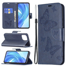 Load image into Gallery viewer, Embossing Two Butterflies Pattern Horizontal Flip PU Leather Case with Holder &amp; Card Slot &amp; Wallet &amp; Lanyard, For Samsung Galaxy A03s 164mm, For Xiaomi Mi 11 Lite, For Xiaomi Poco M3 Pro / Redmi Note 10 5G