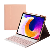 Load image into Gallery viewer, HK132 Detachable Plastic Bluetooth Keyboard Protective Case with Holder &amp; Pen Slot For iPad Pro 12.9 inch 2021 / 2020 / 2018