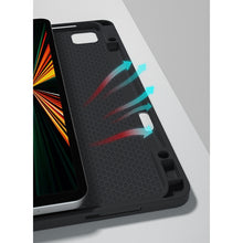 Load image into Gallery viewer, HK132 Detachable Plastic Bluetooth Keyboard Protective Case with Holder &amp; Pen Slot For iPad Pro 12.9 inch 2021 / 2020 / 2018