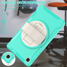 Load image into Gallery viewer, 360 Degree Rotation PC + TPU Protective Case with Holder &amp; Hand-strap, For Samsung Galaxy A7 Lite T220 / T225