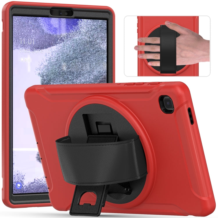 360 Degree Rotation PC + TPU Protective Case with Holder & Hand-strap, For Samsung Galaxy A7 Lite T220 / T225