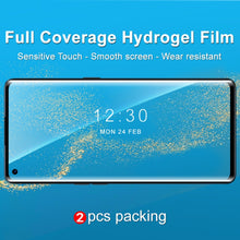 Load image into Gallery viewer, 2 PCS IMAK Curved Full Screen Hydrogel Film Front Protector, For OPPO A54 5G, For OPPO Reno6 Pro 5G / Find X3 Neo, For Asus Zenfone 8 ZS590KS, For Asus Zenfone 8 Flip, For Samsung Galaxy F52 5G, For Sony Xperia 1 III                                    ...