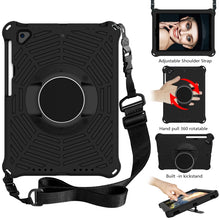 Load image into Gallery viewer, Spider King EVA Protective Case with Adjustable Shoulder Strap &amp; Holder &amp; Pen Slot, For iPad 9.7 2018 &amp; 2017 / Pro 9.7 / Air 2 / Air, For iPad 10.2 2021 / 2020 / 2019, For iPad Pro 10.5 inch 2017 / Air 3 10.5 inch                                       ...