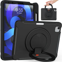 Load image into Gallery viewer, Shocproof Silicone + PC Protective Case with 360 Degree Rotation Foldable Handle Grip Holder &amp; Pen Slot, For iPad Air 4 10.9 / Pro 11 2021 / 2020 / 2018, For Samsung Galaxy Tab A7 10.4 2020 T500