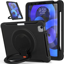 Load image into Gallery viewer, Shocproof Silicone + PC Protective Case with 360 Degree Rotation Foldable Handle Grip Holder &amp; Pen Slot, For iPad Air 4 10.9 / Pro 11 2021 / 2020 / 2018, For Samsung Galaxy Tab A7 10.4 2020 T500