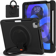Load image into Gallery viewer, Shocproof Silicone + PC Protective Case with 360 Degree Rotation Foldable Handle Grip Holder &amp; Pen Slot, For iPad Air 4 10.9 / Pro 11 2021 / 2020 / 2018, For Samsung Galaxy Tab A7 10.4 2020 T500