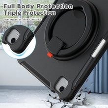 Load image into Gallery viewer, Shocproof Silicone + PC Protective Case with 360 Degree Rotation Foldable Handle Grip Holder &amp; Pen Slot, For iPad Air 4 10.9 / Pro 11 2021 / 2020 / 2018, For Samsung Galaxy Tab A7 10.4 2020 T500