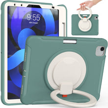 Load image into Gallery viewer, Shocproof Silicone + PC Protective Case with 360 Degree Rotation Foldable Handle Grip Holder &amp; Pen Slot, For iPad Air 4 10.9 / Pro 11 2021 / 2020 / 2018, For Samsung Galaxy Tab A7 10.4 2020 T500