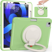 Load image into Gallery viewer, Shocproof Silicone + PC Protective Case with 360 Degree Rotation Foldable Handle Grip Holder &amp; Pen Slot, For iPad Air 4 10.9 / Pro 11 2021 / 2020 / 2018, For Samsung Galaxy Tab A7 10.4 2020 T500
