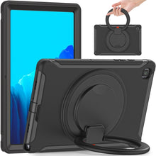 Load image into Gallery viewer, Shocproof Silicone + PC Protective Case with 360 Degree Rotation Foldable Handle Grip Holder &amp; Pen Slot, For iPad Air 4 10.9 / Pro 11 2021 / 2020 / 2018, For Samsung Galaxy Tab A7 10.4 2020 T500