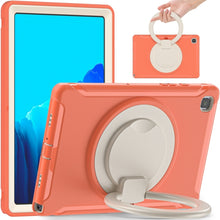 Load image into Gallery viewer, Shocproof Silicone + PC Protective Case with 360 Degree Rotation Foldable Handle Grip Holder &amp; Pen Slot, For iPad Air 4 10.9 / Pro 11 2021 / 2020 / 2018, For Samsung Galaxy Tab A7 10.4 2020 T500