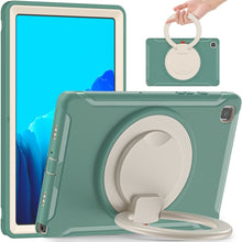 Load image into Gallery viewer, Shocproof Silicone + PC Protective Case with 360 Degree Rotation Foldable Handle Grip Holder &amp; Pen Slot, For iPad Air 4 10.9 / Pro 11 2021 / 2020 / 2018, For Samsung Galaxy Tab A7 10.4 2020 T500