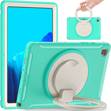 Load image into Gallery viewer, Shocproof Silicone + PC Protective Case with 360 Degree Rotation Foldable Handle Grip Holder &amp; Pen Slot, For iPad Air 4 10.9 / Pro 11 2021 / 2020 / 2018, For Samsung Galaxy Tab A7 10.4 2020 T500