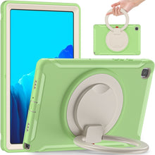 Load image into Gallery viewer, Shocproof Silicone + PC Protective Case with 360 Degree Rotation Foldable Handle Grip Holder &amp; Pen Slot, For iPad Air 4 10.9 / Pro 11 2021 / 2020 / 2018, For Samsung Galaxy Tab A7 10.4 2020 T500