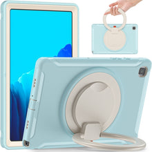 Load image into Gallery viewer, Shocproof Silicone + PC Protective Case with 360 Degree Rotation Foldable Handle Grip Holder &amp; Pen Slot, For iPad Air 4 10.9 / Pro 11 2021 / 2020 / 2018, For Samsung Galaxy Tab A7 10.4 2020 T500
