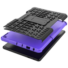 Load image into Gallery viewer, Tire Texture Shockproof TPU+PC Protective Case with Holder, For Amazon Fire HD 10 2021