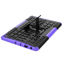 Load image into Gallery viewer, Tire Texture Shockproof TPU+PC Protective Case with Holder, For Amazon Fire HD 10 2021
