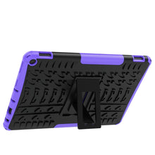 Load image into Gallery viewer, Tire Texture Shockproof TPU+PC Protective Case with Holder, For Amazon Fire HD 10 2021