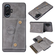 Load image into Gallery viewer, Double Buckle PU + TPU Shockproof Magnetic Protective Case with Card Slot &amp; Holder, For Huawei P50, For Xiaomi Redmi K40 Gaming, For Xiaomi Redmi Note 10 5G, For Samsung Galaxy S21 FE