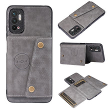 Load image into Gallery viewer, Double Buckle PU + TPU Shockproof Magnetic Protective Case with Card Slot &amp; Holder, For Huawei P50, For Xiaomi Redmi K40 Gaming, For Xiaomi Redmi Note 10 5G, For Samsung Galaxy S21 FE