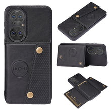 Load image into Gallery viewer, Double Buckle PU + TPU Shockproof Magnetic Protective Case with Card Slot &amp; Holder, For Huawei P50, For Xiaomi Redmi K40 Gaming, For Xiaomi Redmi Note 10 5G, For Samsung Galaxy S21 FE
