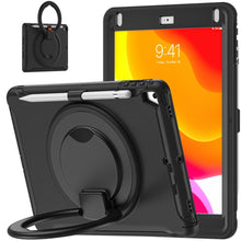 Load image into Gallery viewer, Shocproof Silicone + PC Protective Case with 360 Degree Rotation Foldable Handle Grip Holder &amp; Pen Slot, For iPad 9.7 2018 / 2017 / Air 2 / Pro 9.7, ForiPad 9.7 2018 / 2017 / Air 2 / Pro 9.7